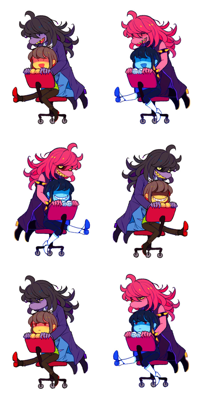 What would the children not amused - Deltarune, Susie, Kris