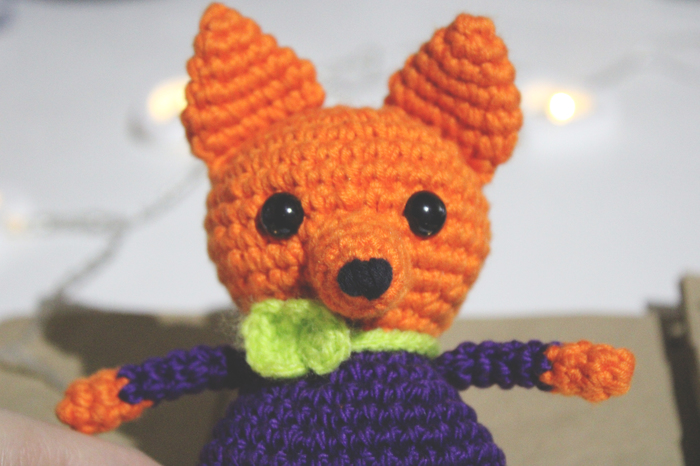 Fox - My, Needlework without process, Knitting, Crochet, Toys, Fox, With your own hands, Milota, Nyasha