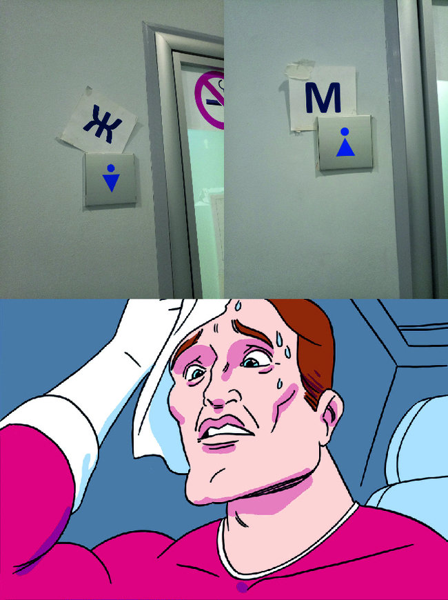 There are only two genders - My, The photo, Difficult choice, Toilet, Gender