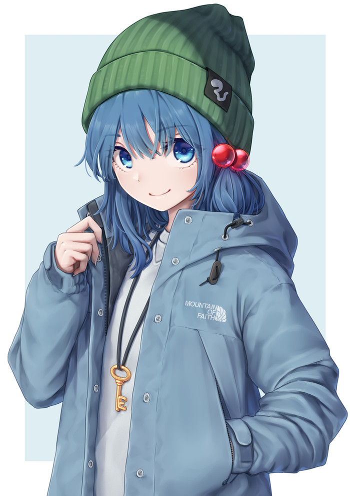 Kawashiro nitori - Touhou, Anime art, Anime, Kawashiro nitori, Dtvisu