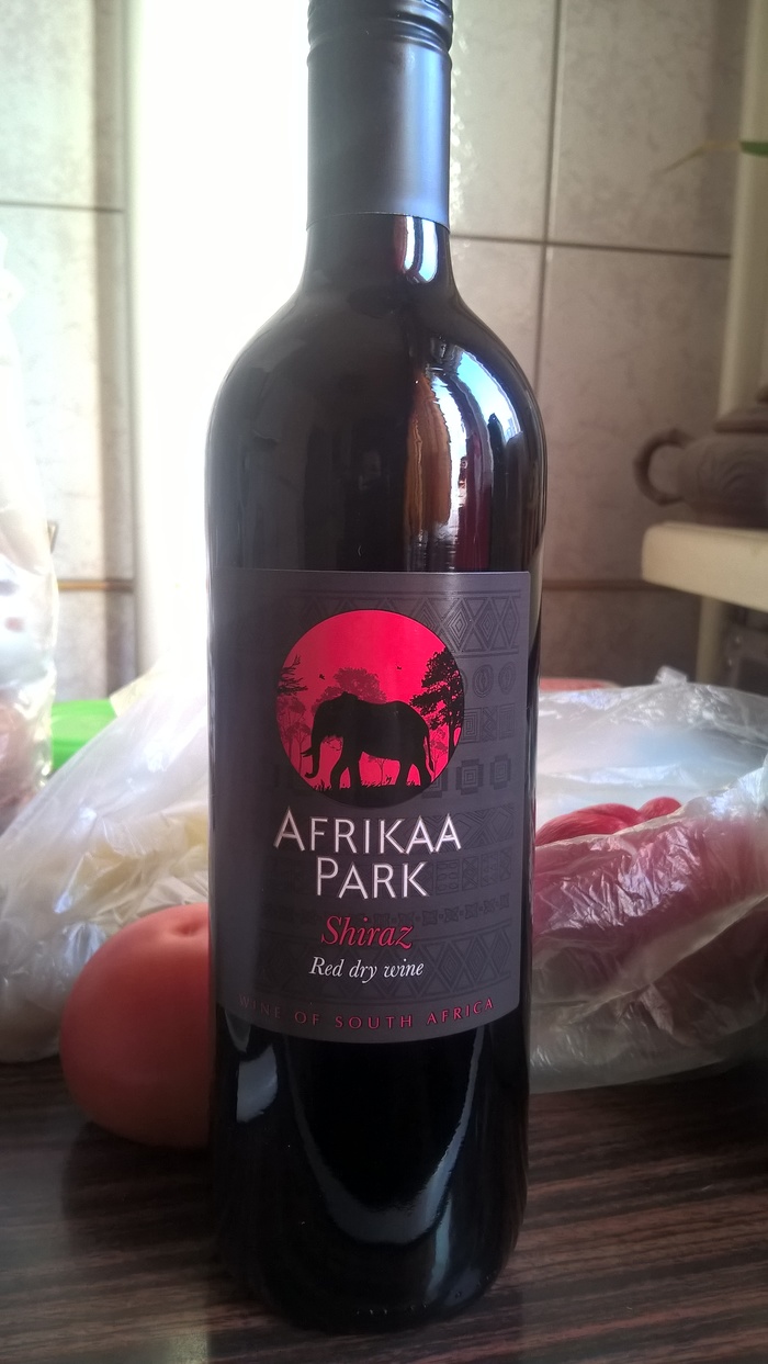 Afrikaa Park Shiraz - Моё, Вина, Мнение