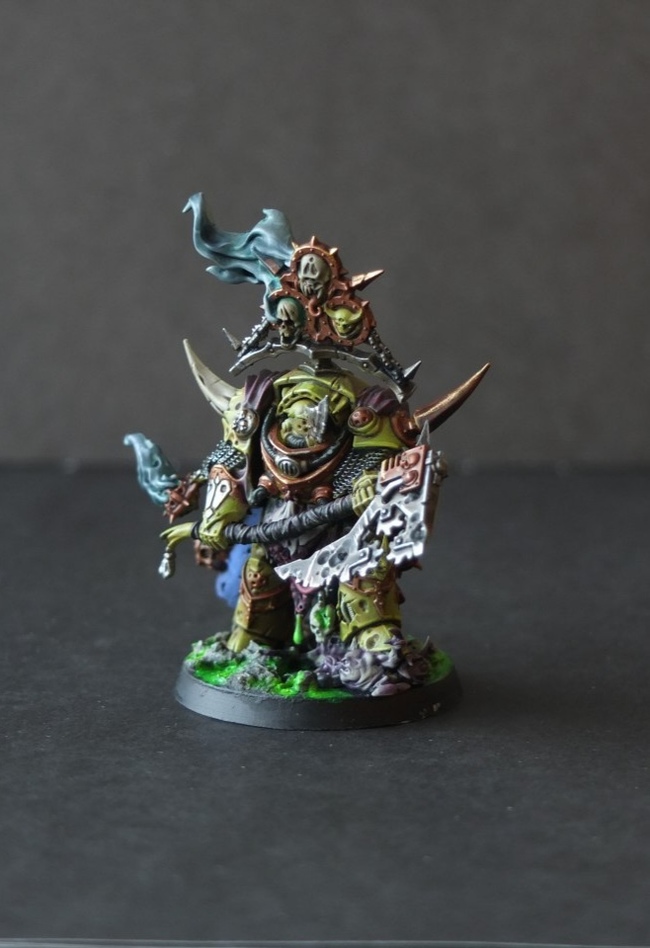 Lord of contagion - My, Warhammer 40k, Painting miniatures, Death guard, Nurgle, Wh miniatures, Longpost