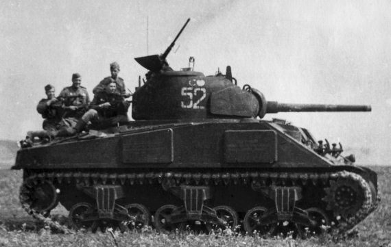 Tank M4 Sherman in the Red Army. - My, Stand modeling, Tanks, Sherman M4, Longpost