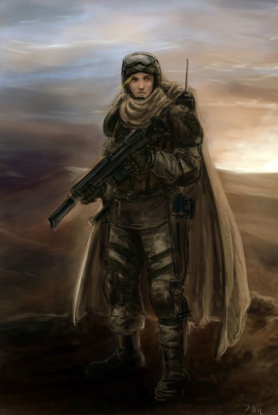 Tallarn Desert Raider - Wh Art, Арт, Warhammer 40k, Имперская гвардия, Astra Militarum