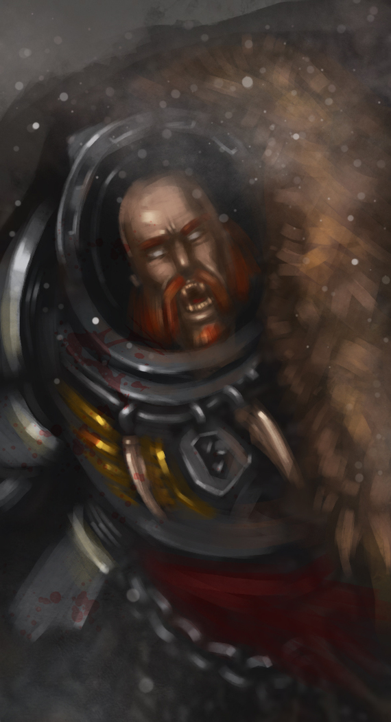 Space wolves - Space wolves, Adeptus Astartes, Warhammer 40k, Art, Longpost