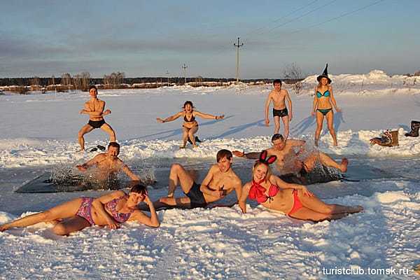 Tomsk citizens have their own atmosphere - Tomsk, Flash mob, Winter, Walruses, Spring is coming, Longpost, Spring