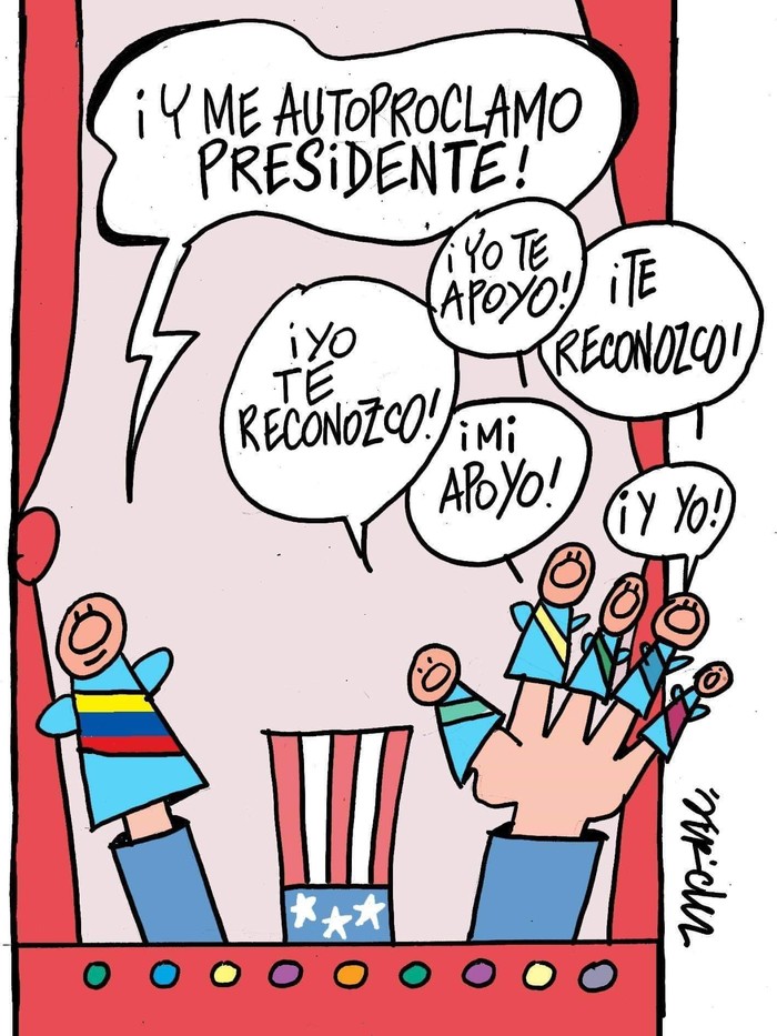 Spaniards joke - Venezuela, Caricature, Humor, Spain