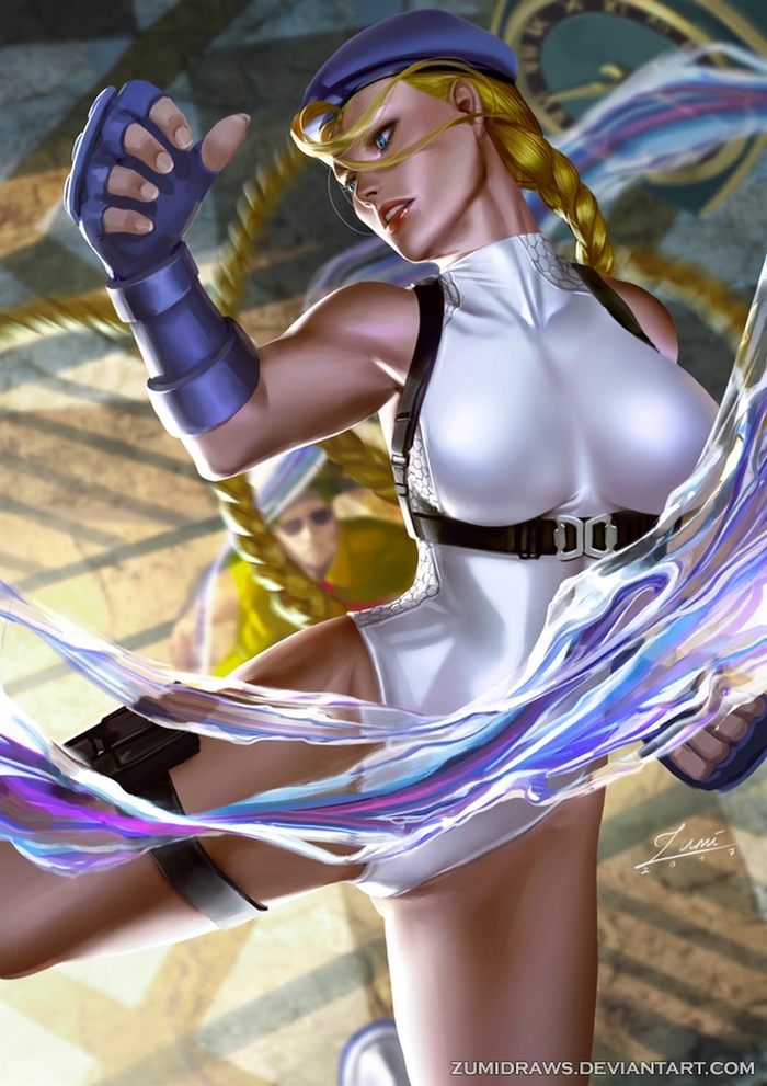 Cammy White (Street Fighter) - Art, Drawing, Street fighter, Capcom, Cammy white, Guile, Games, Zumidraws