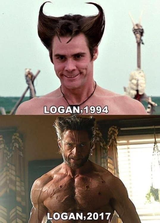 Wolverine - Jim carrey, Hugh Jackman, Wolverine, Wolverine X-Men, Ace Ventura, Wolverine (X-Men), Logan (film)
