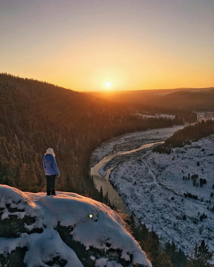 Winter Urals - , Ural mountains, The photo