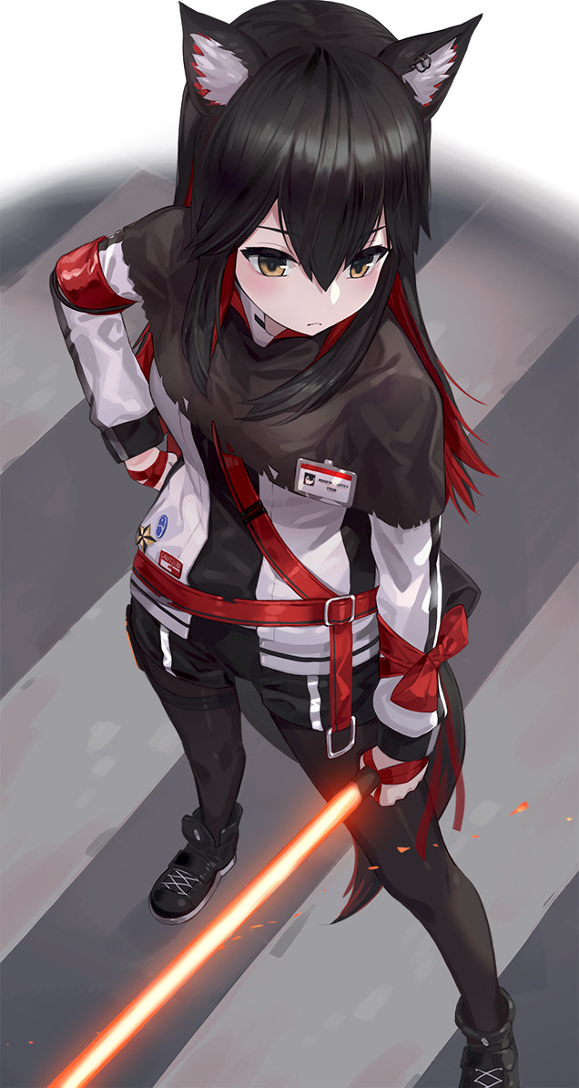 Art Laser - Anime Art, Аниме, Arknights, Техас, Animal Ears, Texas (Arknights)