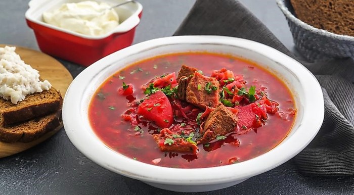 Recipe Ukrainian borscht - My, , Borsch, Soup, Cooking