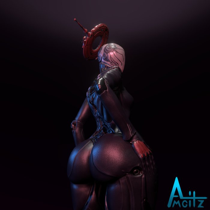 Trinity - Amgitz, Daz3dstudio, Daz Studio, Warframe, Trinity Warframe, Игры, Арт