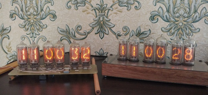 Nixie clock: мои первые часы на индикаторах ИН-8-2 - Моё, Своими руками, Самоделки, Ручная работа, Diy kit, Nixie clock, Длиннопост