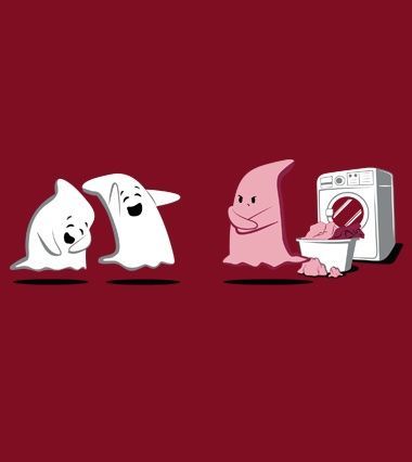 Washing - Comics, Призрак, Ghost, Washing machine