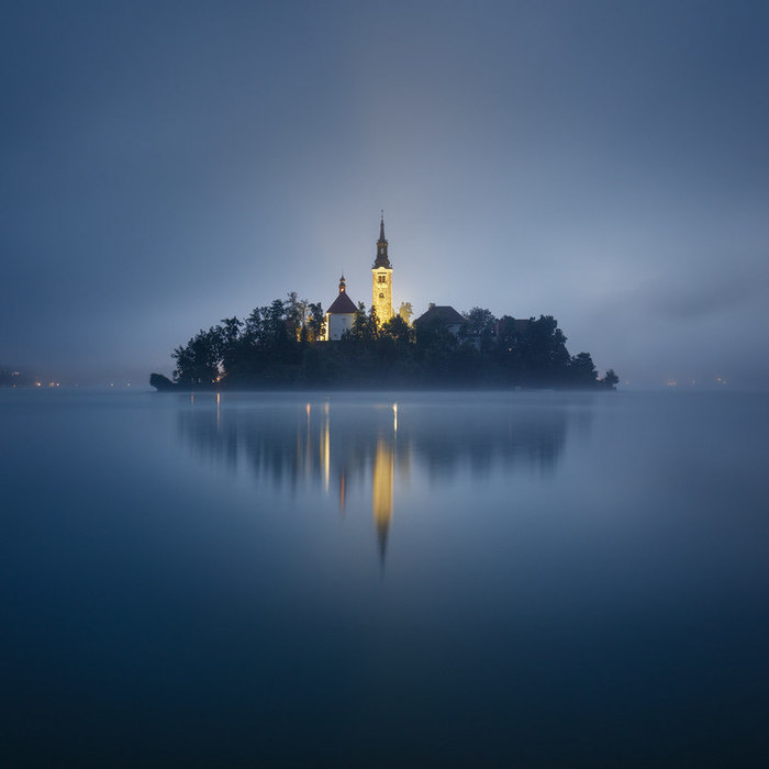 lake bled - , Nature, Water, Church, Island, The photo, Longpost