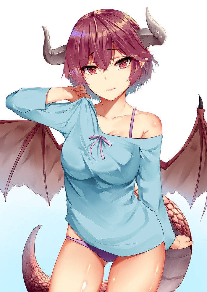 Art Morning. Horns. Wings. - Anime art, Anime, Shingeki no bahamut, Grea