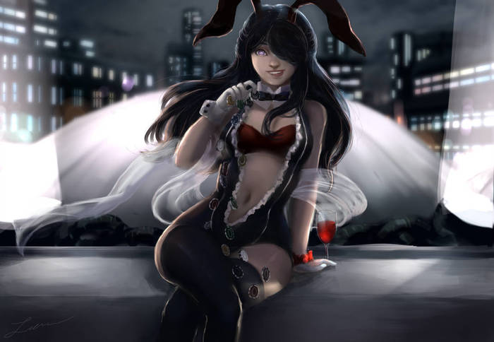 Fun time with Ivana DeviantArt, , , Anime Art, Bunnysuit