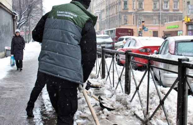 Petersburgers offered to earn extra money on snow removal - Saint Petersburg, , Snow, Snow removal, Flash mob