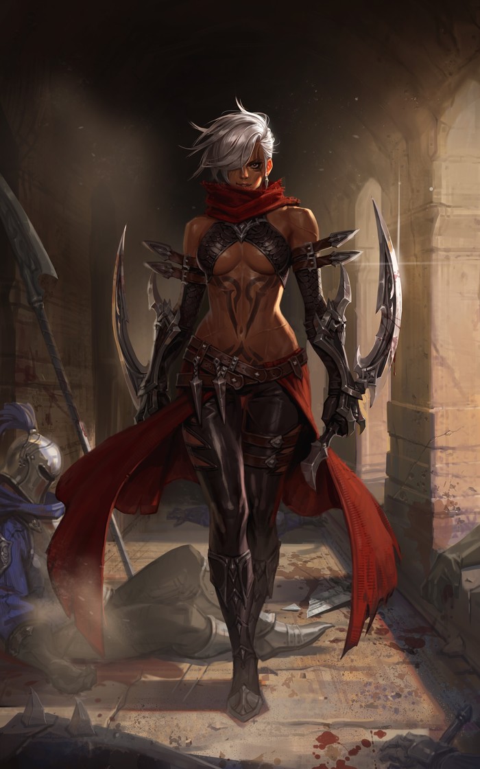 Assassin of Persia - Art, Drawing, Girls, Assassin, Junq Jeon