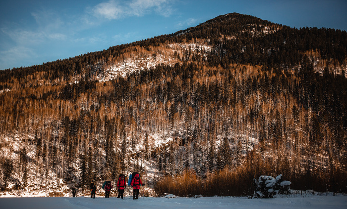 Ski tour to Teply Klyuch (Altai - Khakassia) - My, Taiga, Hike, Ski trip, Mountain Altai, Khakassia, Altai Republic