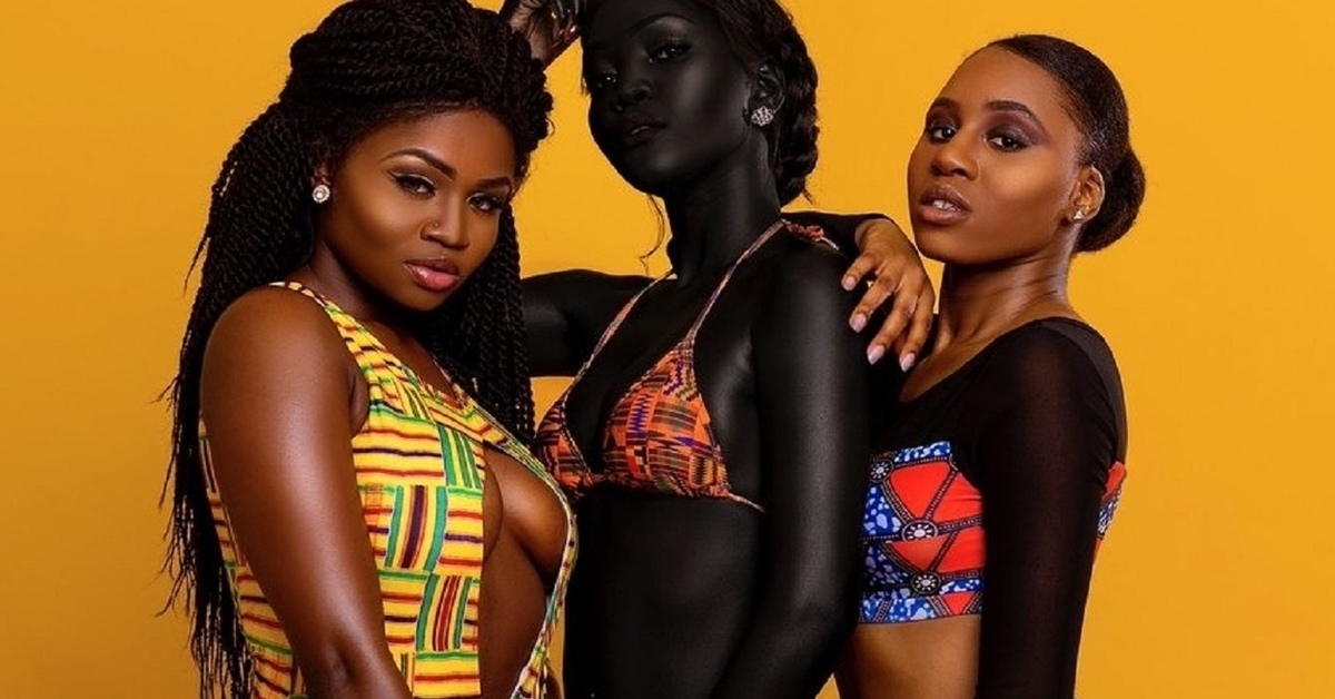 Африканский Лесбиянка Красивая Секс.
