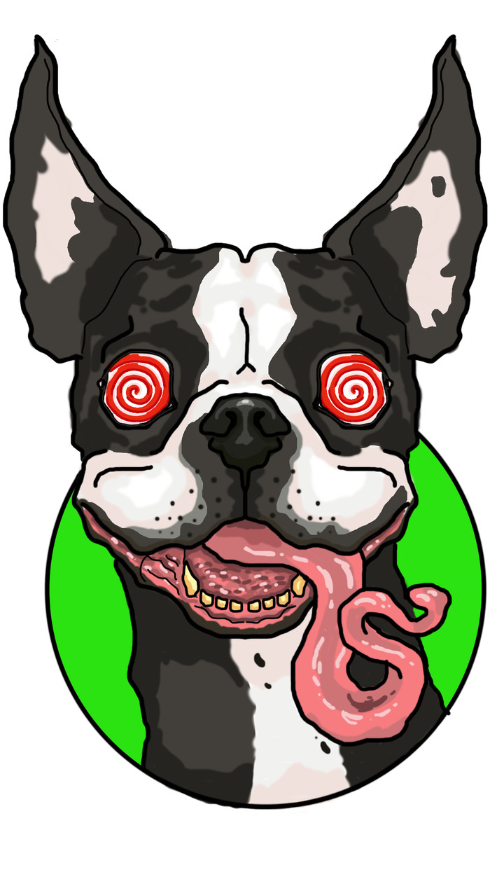 Hypnodog - My, Art, Drawing