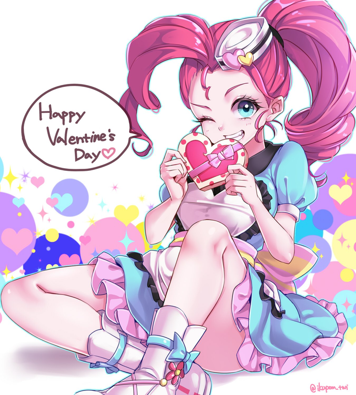 Happy Valentine's day My Little Pony, Pinkie Pie, 14  -   , , , Ponyart