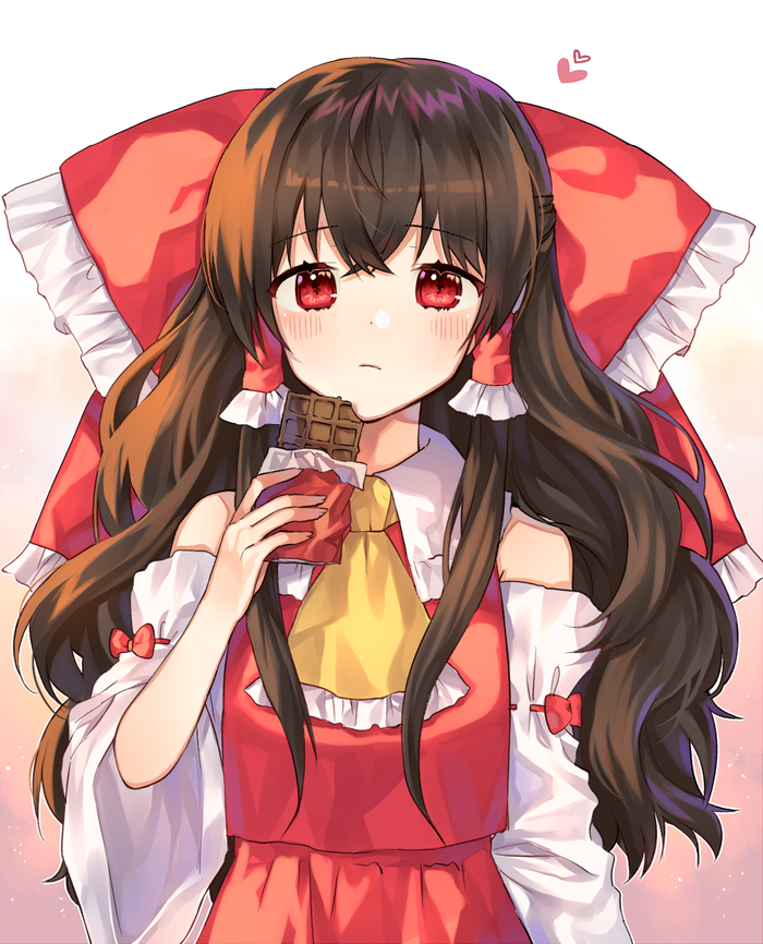 Hakurei Reimu Touhou, Anime Art, , Hakurei Reimu, Cheunes
