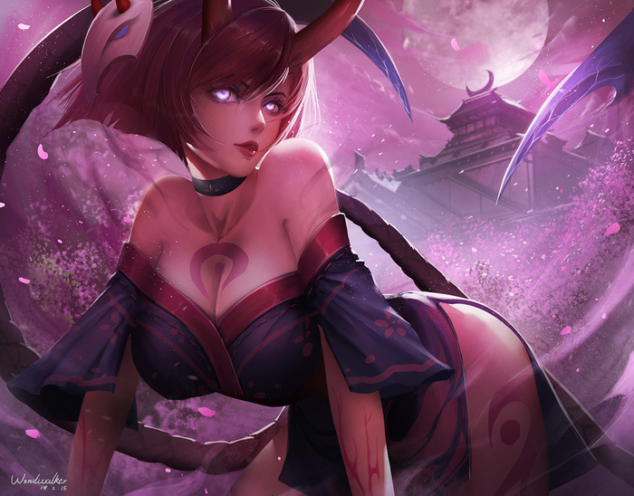 Evelynn Art - Art, League of legends, Evelynn, Girls, Windwalker