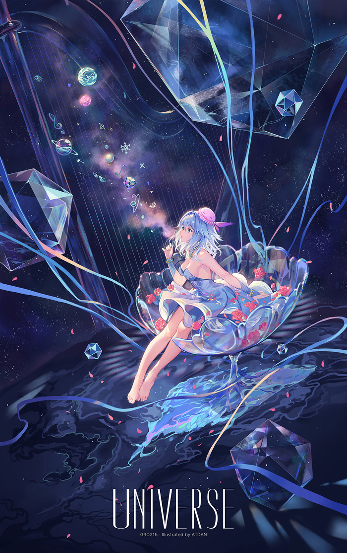 Universe - Anime art, Anime, Art, Vocaloid, Haiyi, Atdan