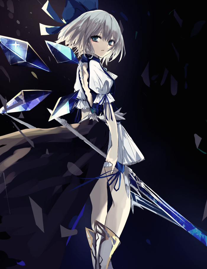 Cirno Touhou, Anime Art, , Cirno, Beckzawachi