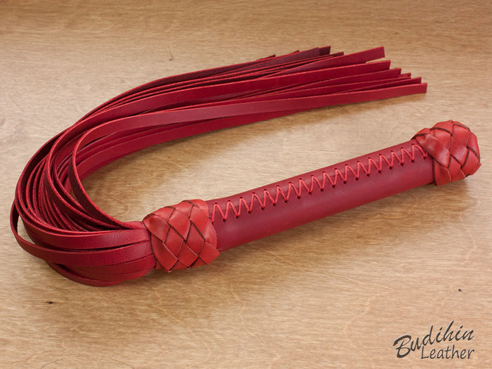 Flogger and choker - My, Natural leather, BDSM, Toys for adults, Lash, Flogger, Handmade, With your own hands, Longpost