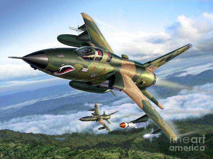 F-105 Thunderchief.   . , , , 