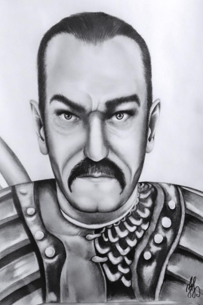 Gothic 2. Diego. - My, , Gothic, Gothic 2, Diego, Fan art, Pencil drawing, Gothic 2 Night of the raven