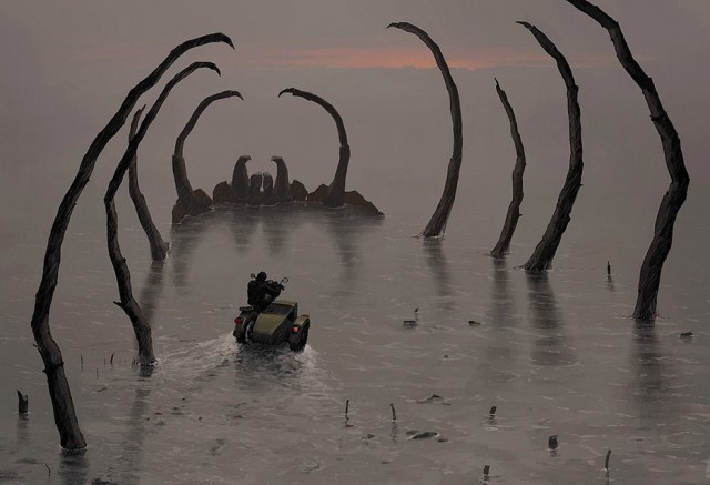 Fantastic worlds of Alexey Andreev - Art, Drawing, Surrealism, Longpost, A selection, Alex andreev