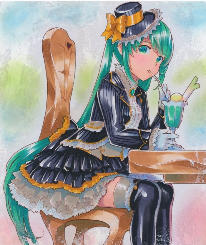 Snack - Anime, Not anime, Vocaloid, Hatsune Miku, Anime art, 