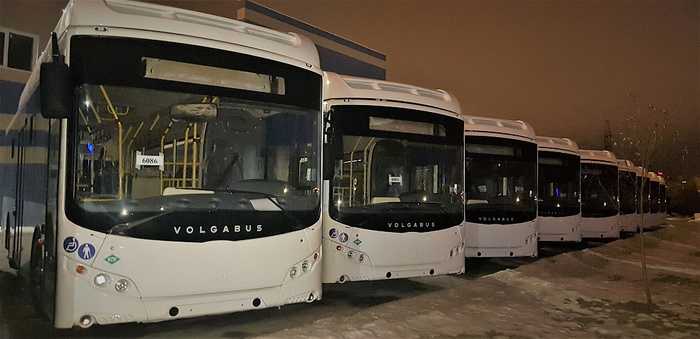 11 NGV buses sent to Lipetsk - Lipetsk region, , , Bus, Russia, Production, Russian production