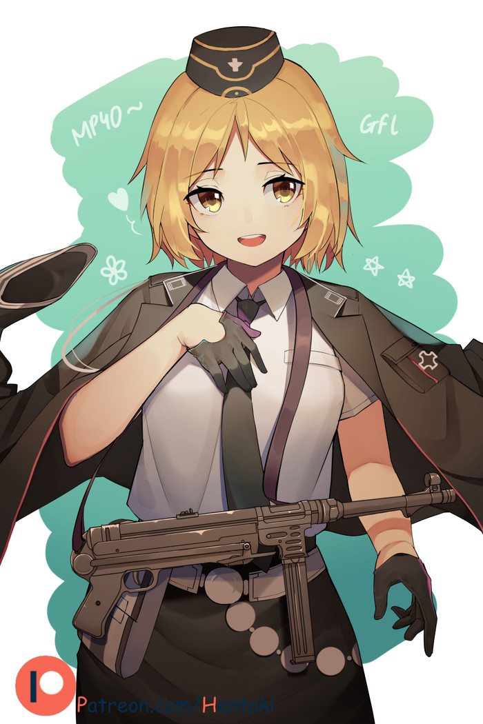 MP40 - Anime Art, Girls Frontline, Mp40