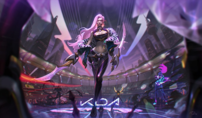 K/DA Katarina - Goddess With A Blade Art - Art, , League of legends, KDA, Evelynn, Akali, Kaisa