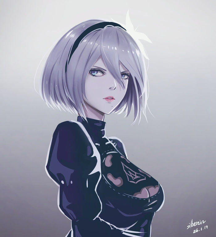 2B  Art - NIER Automata, Art, Games