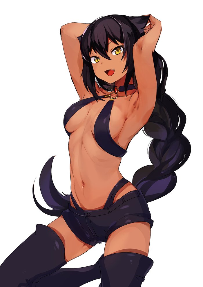 Anime Art - NSFW, Аниме, Anime Art, Jahy-Sama wa Kujikenai! konbu, Jahy