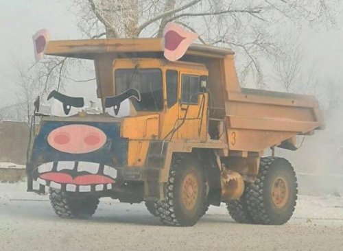 sweet car - Truck, Piggy, The photo, BelAZ