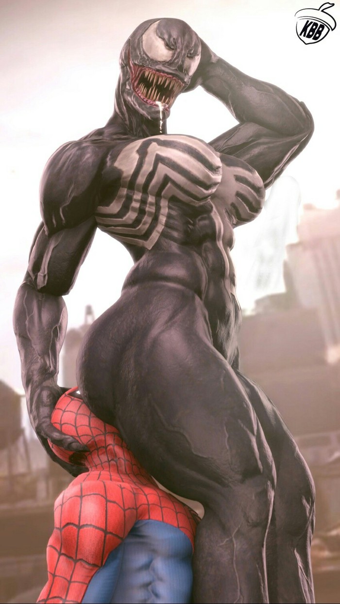 ^Кхе-кхе -_-^ - NSFW, Marvel, Веном, Человек-Паук, She-Venom, Facesitting