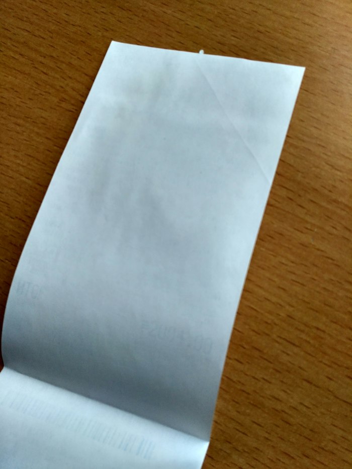 Why do you need to scan a receipt right away? - Receipt, Paper