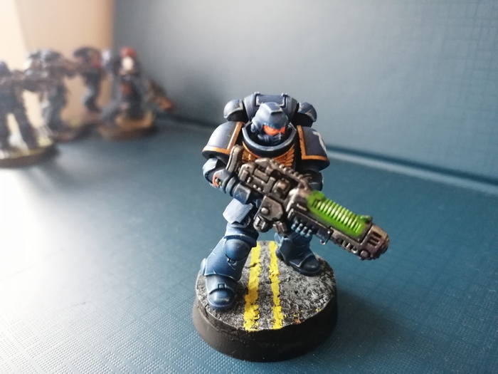 Hellblaster - My, Wh miniatures, Ultramarines, , Longpost