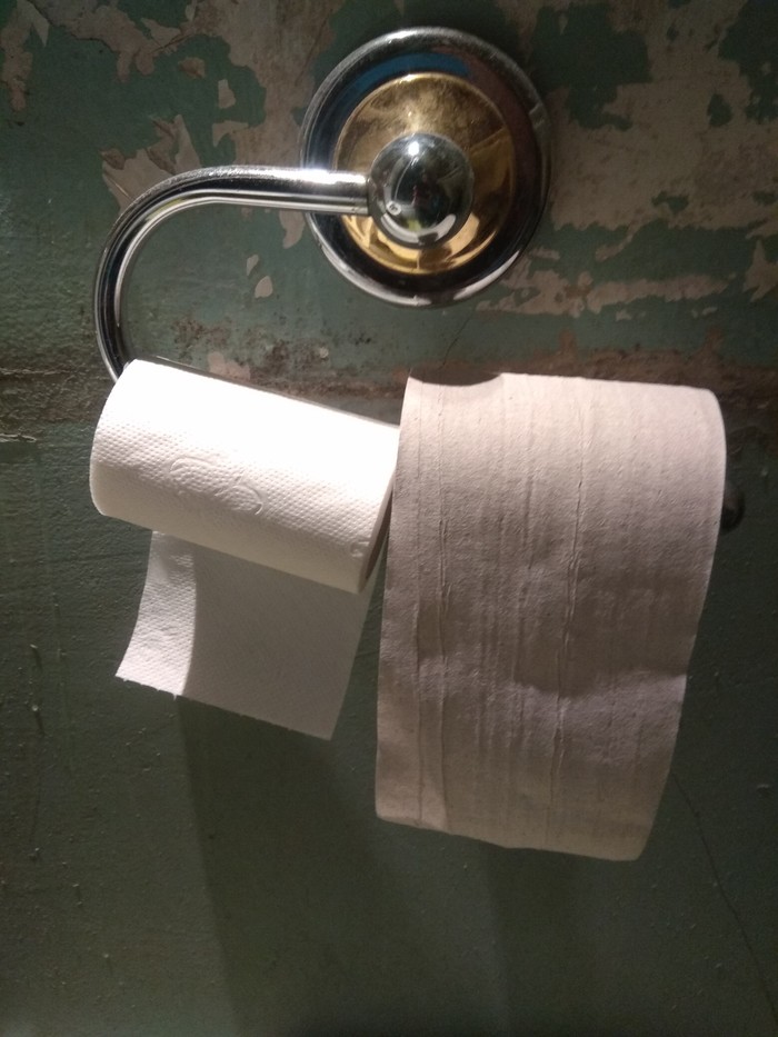 When there is harmony in the family... - My, Family, Harmony, Toilet paper