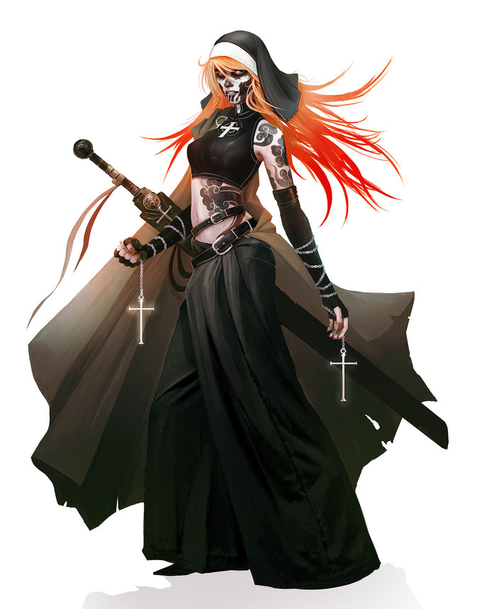 Sister Abygael - Art, Anime art, Artstation