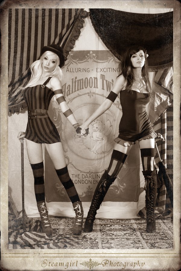 Steamgirl Kato A. Nomaly - Half Moon Twins - Steamgirl, Kato, , PHOTOSESSION, Retro, Longpost