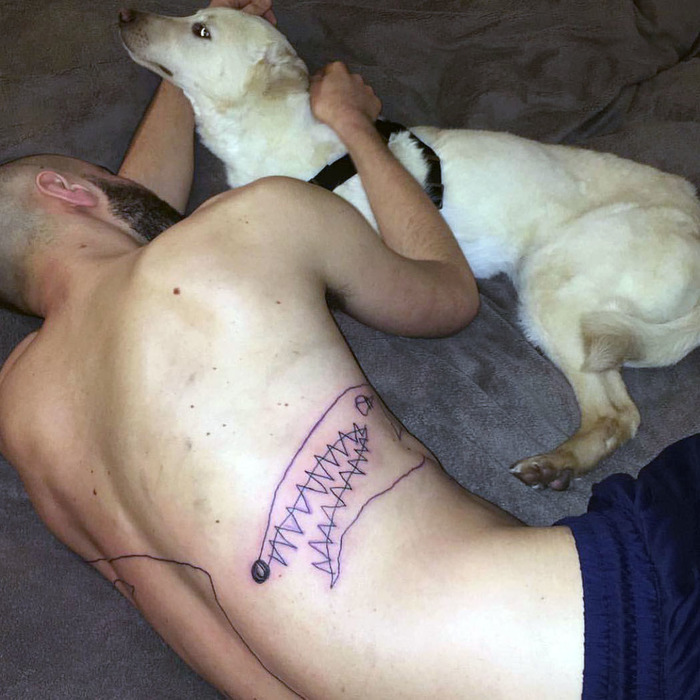 When I decided to get a tattoo with my beloved pet on a scale of 1 to 1 - Tattoo, Dog, Pet, Harsh realism, Longpost, Pets
